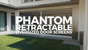 Oversized Door Screens